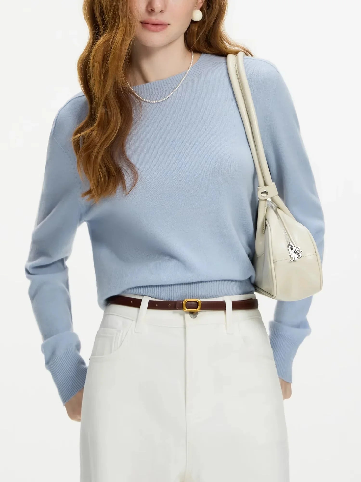 Women’s Soft Knit Jumper – Sky Blue